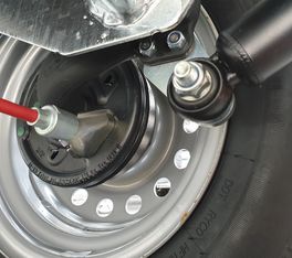 Radstoßdämpfer Einachs Fahrgestell ALKO 750B für 100km/H geeignet