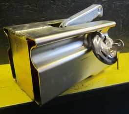 Diebstahlsicherung Kastenschloß Safety Box Diskusschloß für Anhänger Kugelkupplungen