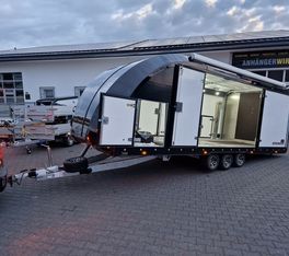 BJT Race Transporter 6 396-3040 600x235x189cm black Markise re/li Motorsport Automotiv Tridem 3500kg