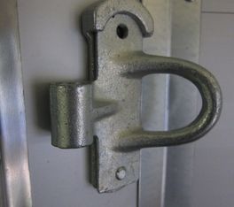 Halter Seitenwandhalter Oberteil für Boxenstange mit Zapfenendstück