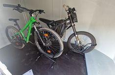 Fahrrad E-Bike Parkklemme / Wippe Cycle Rack schwarz