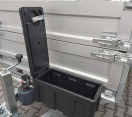 Werkzeugbox Staubox Koffer Kunststoff abschließbar ALKO seitlich öffnend size (XS)