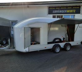 Cargo Roadster 2000 550x220x204cm Poly white Car Edition 3500kg Pullman Vollausstattung