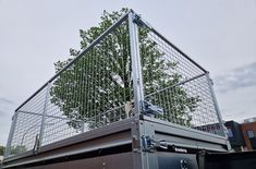Laubgitteraufsatz (XS) +80cm 270x125cm Stahlgitter steckbar für Brenderup 2270
