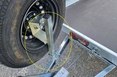 Halter Reserveradhalter Deichselanbau für Multi Smart 305 vorne