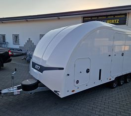 BJT Race Transporter 7 397-6023-35-3-10-W 600x228x189cm weiß RR APL Alufelgen Tridem 3500kg Aktion