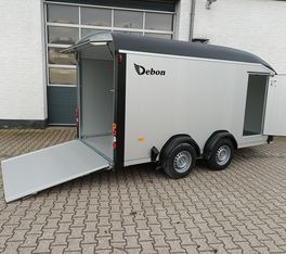 Cargo Roadster 800 435x200x206cm Alu Poly black Seitentür Heckrampe Pullman 3500kg 100kmH Modell 26