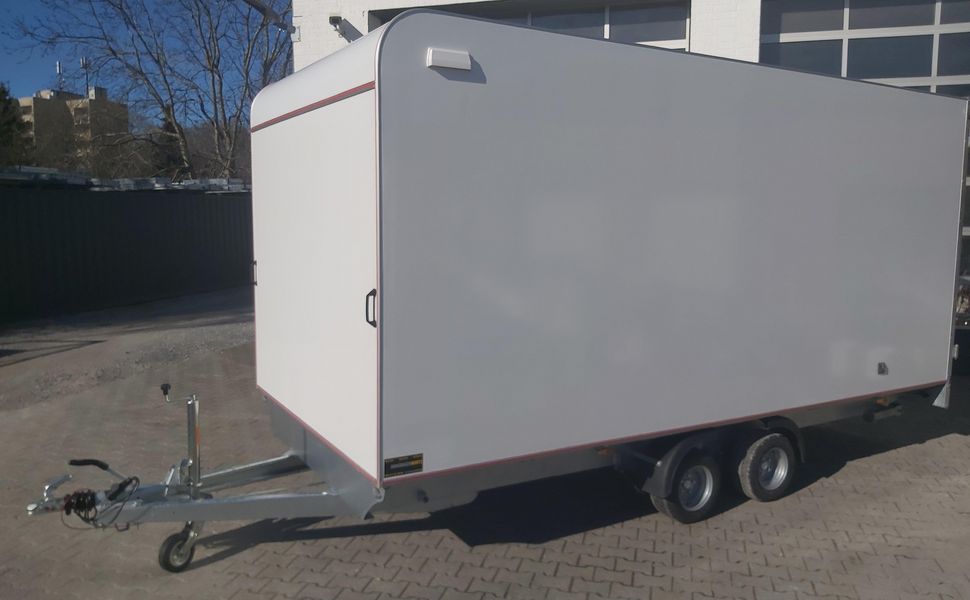 trailershop.de Hochlader Kofferanhänger TFSP 470T.00 470x220x210cm 10 100kmH 2700kg A