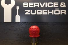 Softball rot Kupplungs Kugelschutz Stoßschutz Gummi weich AL-KO