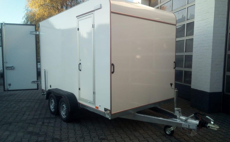 trailershop.de Kofferanhänger TFS 360T 00 2700 360x200x210cm aero Seitentür Zurrsystem L 100kmH 2700kg A