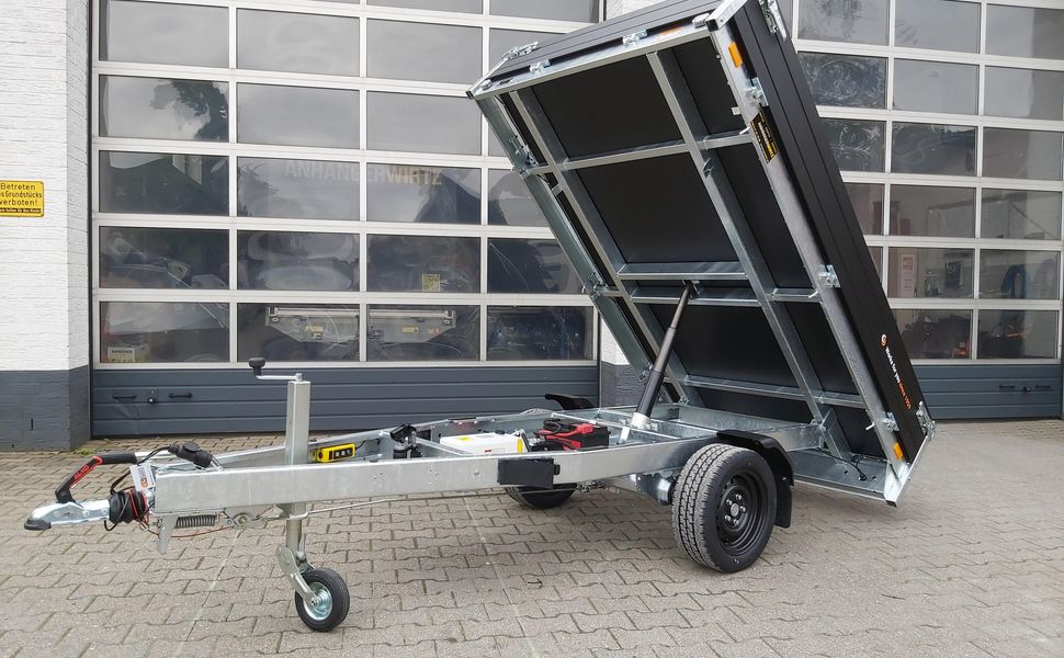trailershop.de Saris Kipper K1 256 150 1500 1 256x150x30cm Elektro Notpumpe 13Zoll 1500kg 10