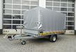 trailershop.de Plane & Spriegel HP130cm Gestell Plane für Eduard 256x150cm grau lose A
