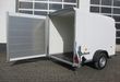 trailershop.de Kofferanhänger Streetboxx Mplus 300x155x168cm Pullman II 100kmH white aerodynamik Ansicht HeckTüre.JPG