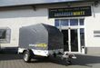 trailershop.de Aluliner Planen Anhänger GTB 1200 251x126x150cm Hochplane grau schräg S 1200kg B