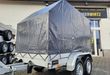 trailershop.de Aluliner Planen Anhänger GTT 2000 251x126x150cm Plane aero schräg S 2000kg C