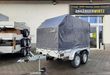 trailershop.de Aluliner Planen Anhänger GTT 2000 251x126x150cm Plane aero schräg S 2000kg B
