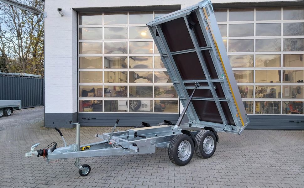 trailershop.de EDUARD Kipper 310x160x30cm Elektrisch und Handpumpe M 2700kg A