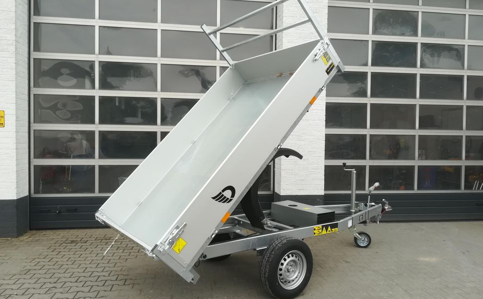 trailershop.de Cheval Liberte Debon Kipper PW 0 Elektrisch Profi 1500 245x155x30cm 1500kg Ansicht A