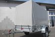 trailershop.de Plane und Gestell S 250x125 150cm grau Original Koch Hobbyline Ansicht montiert.JPG