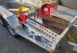 trailershop.de Trac Strap mit Gurten für Kettenbagger Sicherung für 130cm breite Digger Plant A 
