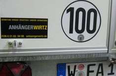 100 km/H Saris Tandem Fahrgestell Radstoßdämfersatz Tieflader montiert