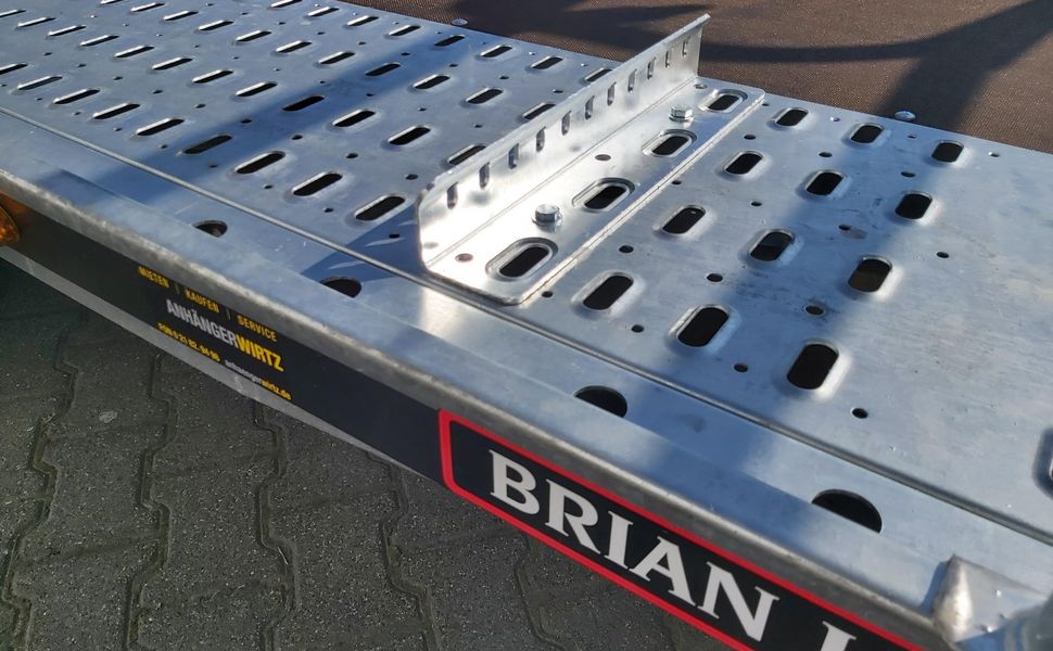trailershop.de Zubehör Radstopper verstellbar geschraubt verzinkt Paar für Brian James C2 A2 C4 A4