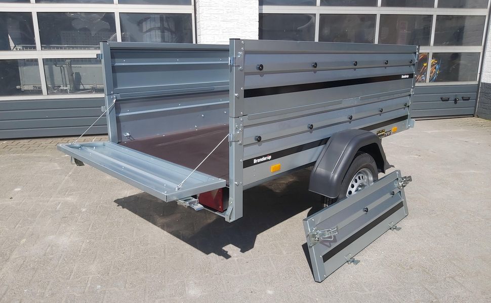 trailershop.de Bordwandaufsatz Stahlblech verzinkt XS 35cm 203x117cm für Brenderup 1205 S