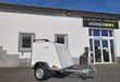 trailershop.de Kofferanhänger TF2 S Mini 145x110x90cm Reling 100kmH 750kg C