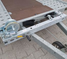 Seilwinde Winde manuell Set mit Verschiebebalken 3-fach verstellbar für BJT A2 A4 Transporter 22