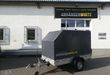trailershop.de Aluliner Planen Anhänger GTB 1200 251x126x150cm Hochplane grau schräg S 1200kg D