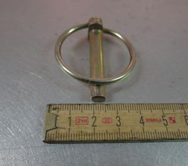 Splint mit Ring 6mm Klappsplint für Sicherung Laubgitter Bordwandaufsatz