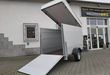 trailershop.de ALUBOXX Deckelanhänger GTB 1200 VT3 251x126x153cm Heckrampe S 1200kg A