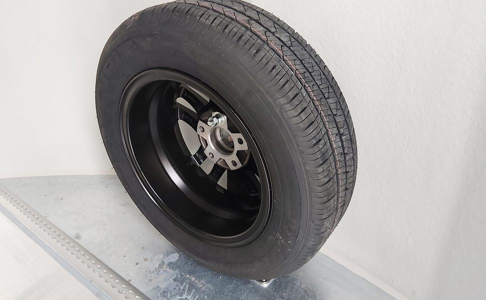 trailershop.de Reserverad 14 Alufelge darkline Debon Roadster Streetbox ab BJ 2021