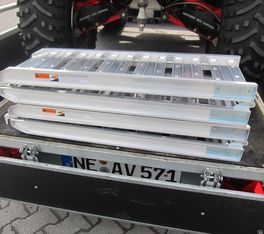Auffahrrampe Alu Rampe klappbar 180x36cm Traglast max. 150kg