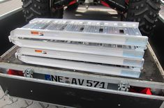 Auffahrrampe Alu Rampe klappbar 180x36cm Traglast max. 150kg