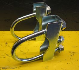 Halter Klemmbügel für Stützrad klemmschelle an Deichsel Rohr Ø 60mm rund