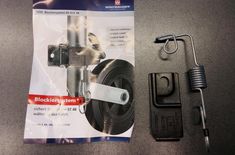 Blockier System "BS" Federhaken Stützrad Stützrohr Sicherung Winterhoff