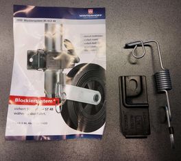 Blockier System "BS" Federhaken Stützrad Stützrohr Sicherung Winterhoff