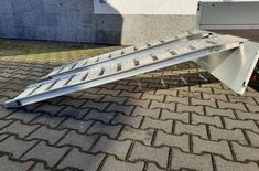 Auffahrrampe Alu Rampe Schiene 180x36cm 6cm stark Tragkraft 200kg