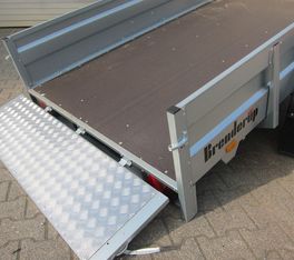Brenderup 2260 WSB 258x153x40cm Stahl ankippbar Rampe extrabreit klappbare Vorderwand 1300kg
