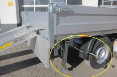 Stützen teleskopierbar mit Kurbel für Debon Kipper PW 0 / PW 1.2 / PW 2.2 / PW 2.3 / PW 3 / PW 3.6
