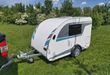 trailershop.de Mini Camper Mini Tommy TMC25 252x140x121cm aero V1 Küche 12V230V 100kmH 750kg gebremst Sample B