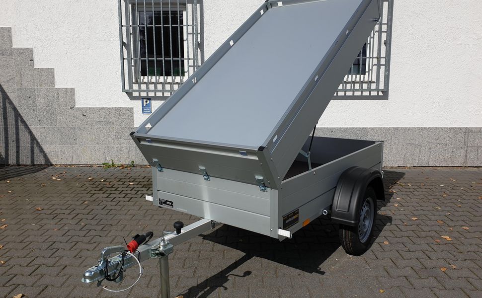 trailershop.de ALUBOXX Deckelanhänger GT 750 HT 201x101x48 cm XS 750kg Ansicht A