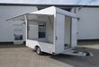 trailershop.de Verkaufsanhänger VK 300 220 aero 300cm 2 Verkaufsklappen DIY Leerwagen PVC Boden 1300kg A