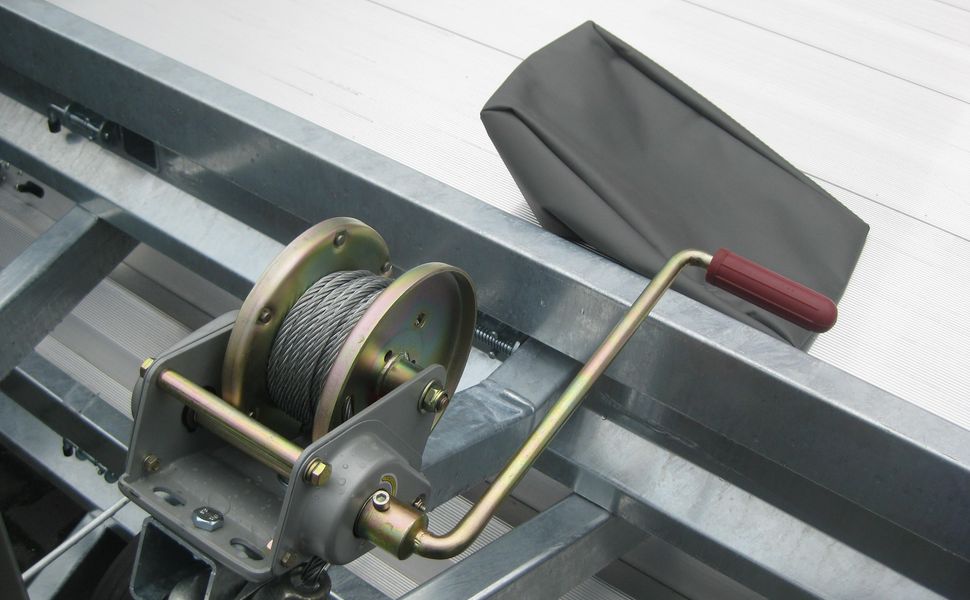 trailershop Zubehör Winde mit Seil Compact 900
