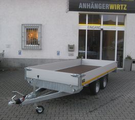 Hochlader 406x180x30cm Lfh:63cm 13" niedrig Fahrwerk (XL) 2700kg order Aktion