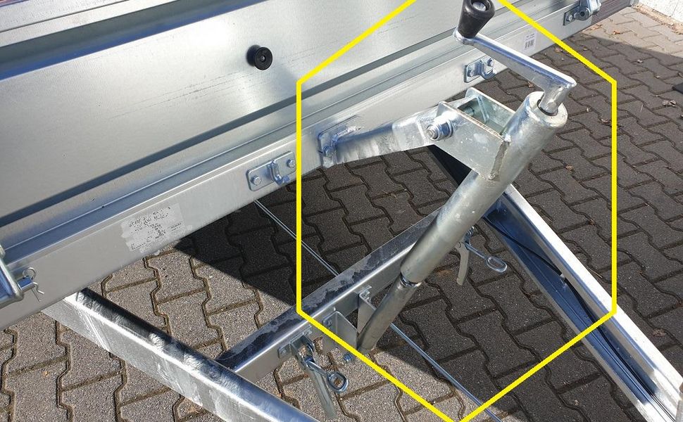 trailershop.de Zubehör Teleskop Kurbel Stütze für Neptun GN155 N13