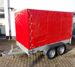 Plane & Gestell (M) rot 306x154x180cm Profi für Saris FW McAlu Woody mit Reling