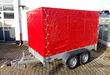 trailershop.de Plane & Gestell M rot 306x154x180cm Profi für Saris FW McAlu Woody mit Reling
