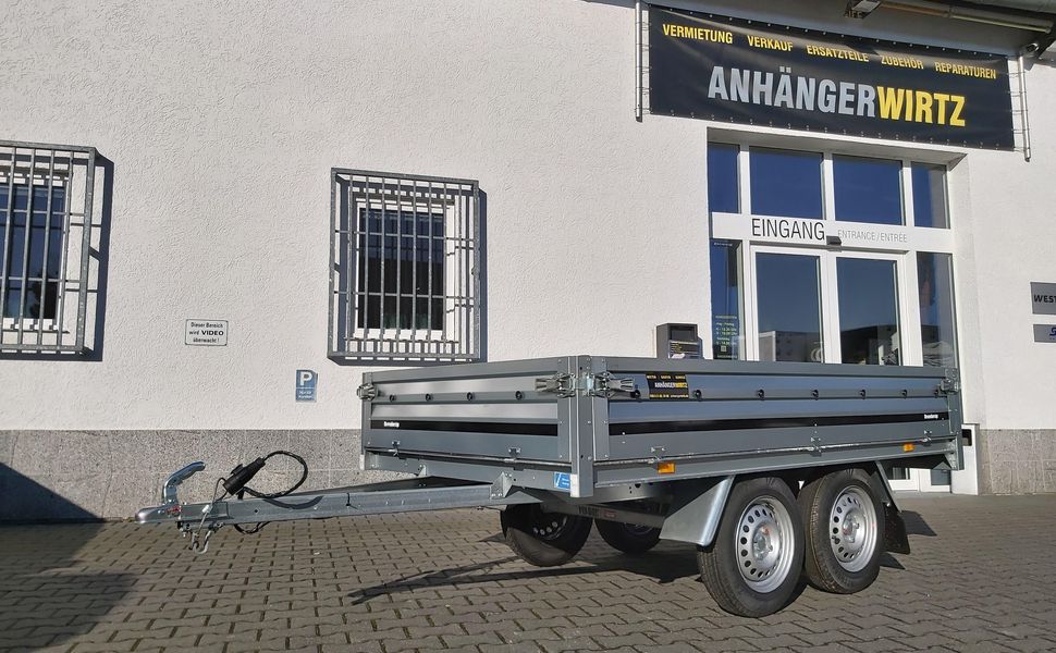 trailershop.de Brenderup 3251 STUB750 250x142x35cm Tandemachse 13 S 750kg Ansicht A